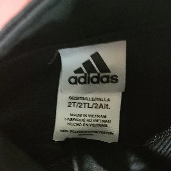 Adidas Black and Red Athletic Set - Picture 2 of 2